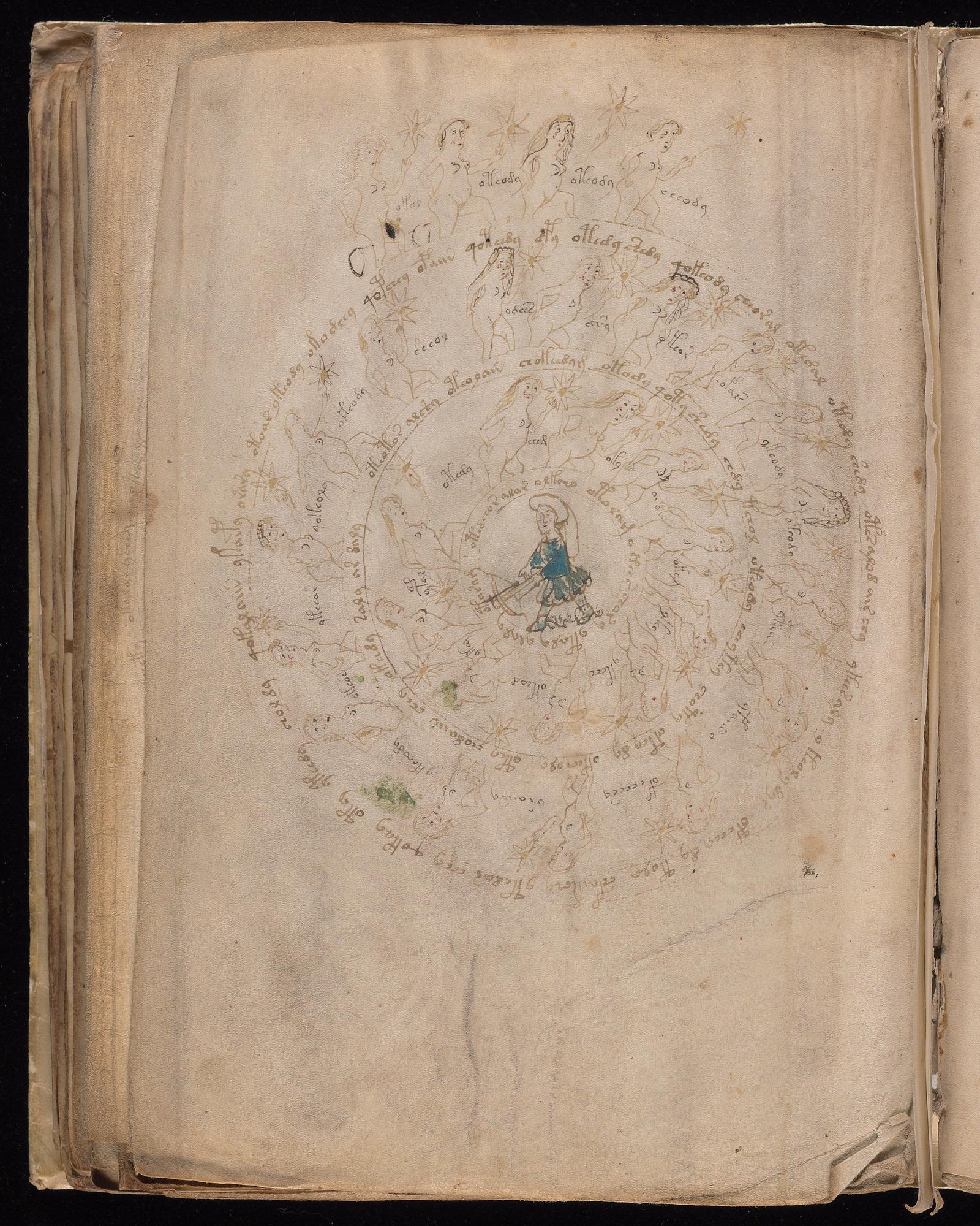 Voynich Manuscript folio f73v — Beinecke MS 408